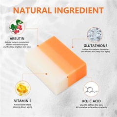 3X Lightening Soap(3 Bars) Clear acne scars, Eliminates Pimples and Blackheads, and Hydrating.