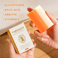 3X Lightening Soap(3 Bars) Clear acne scars, Eliminates Pimples and Blackheads, and Hydrating.
